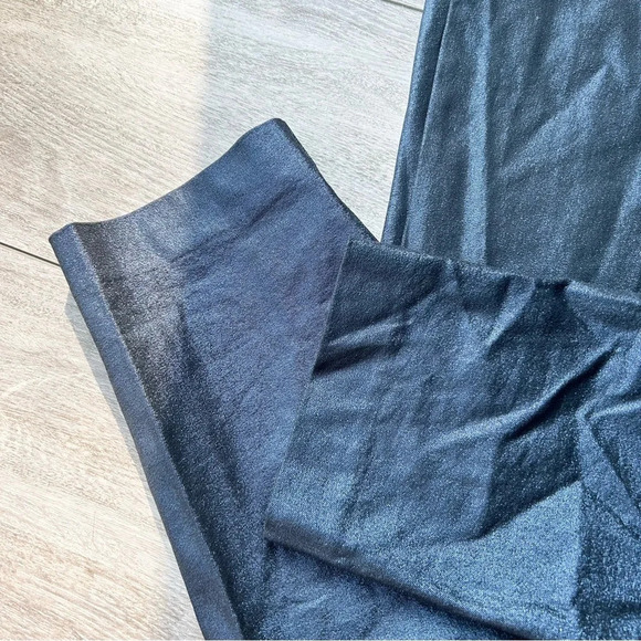 Old Navy Pixie Foil Navy Shimmer Ankle Pants - Picture 4 of 12